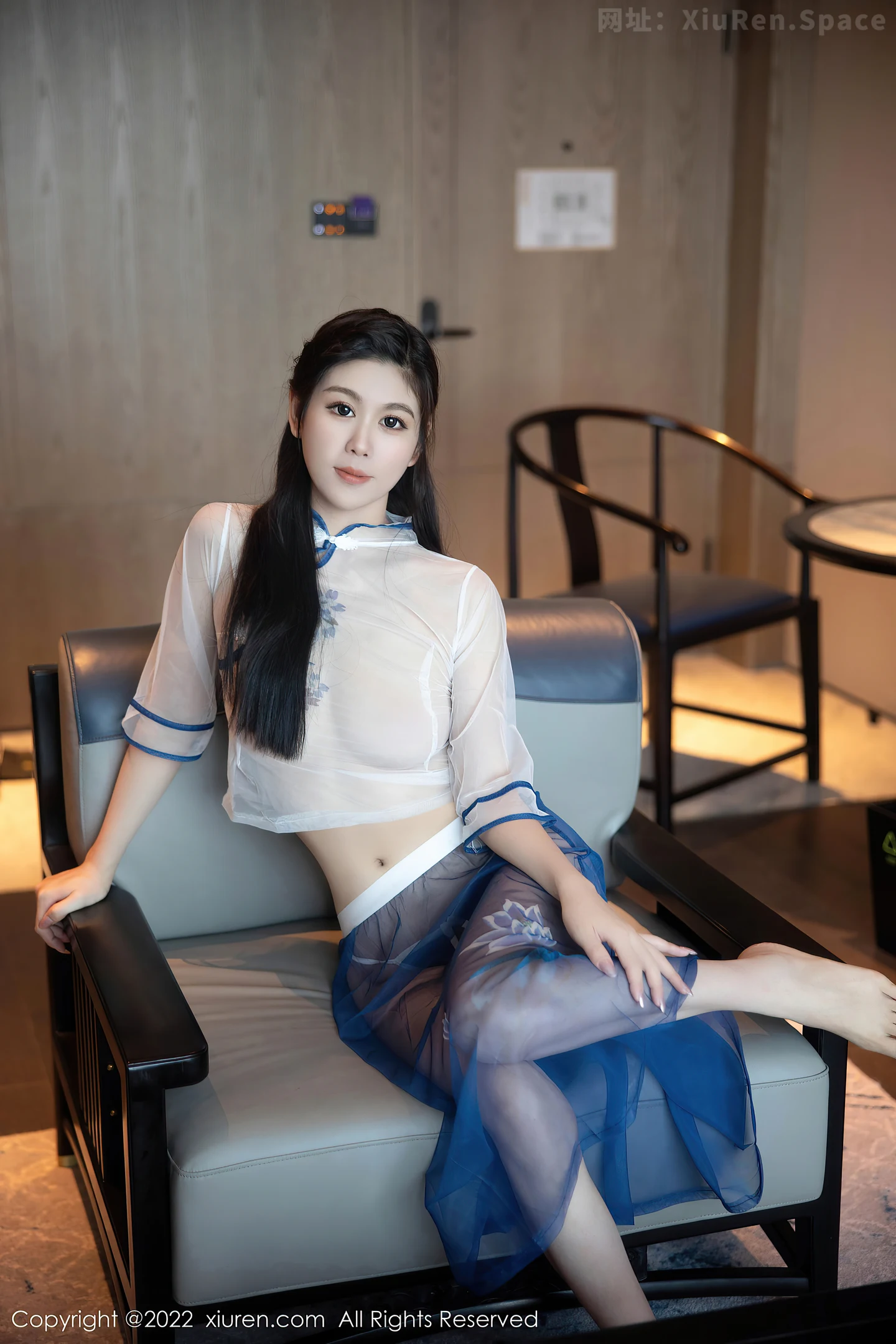 图片[6]-[XiuRen秀人网] VOL.5401 模特李雅柔182CM白色轻透古装服饰透视秀惹火身材诱惑写真60P-秀人网官方网站